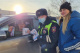 Полицейские и общественники Белоярского поздравили горожан с Днём народного единства