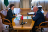 Губернатор Югры Наталья Комарова провела рабочую встречу с главой Белоярского района Сергеем Маненковым