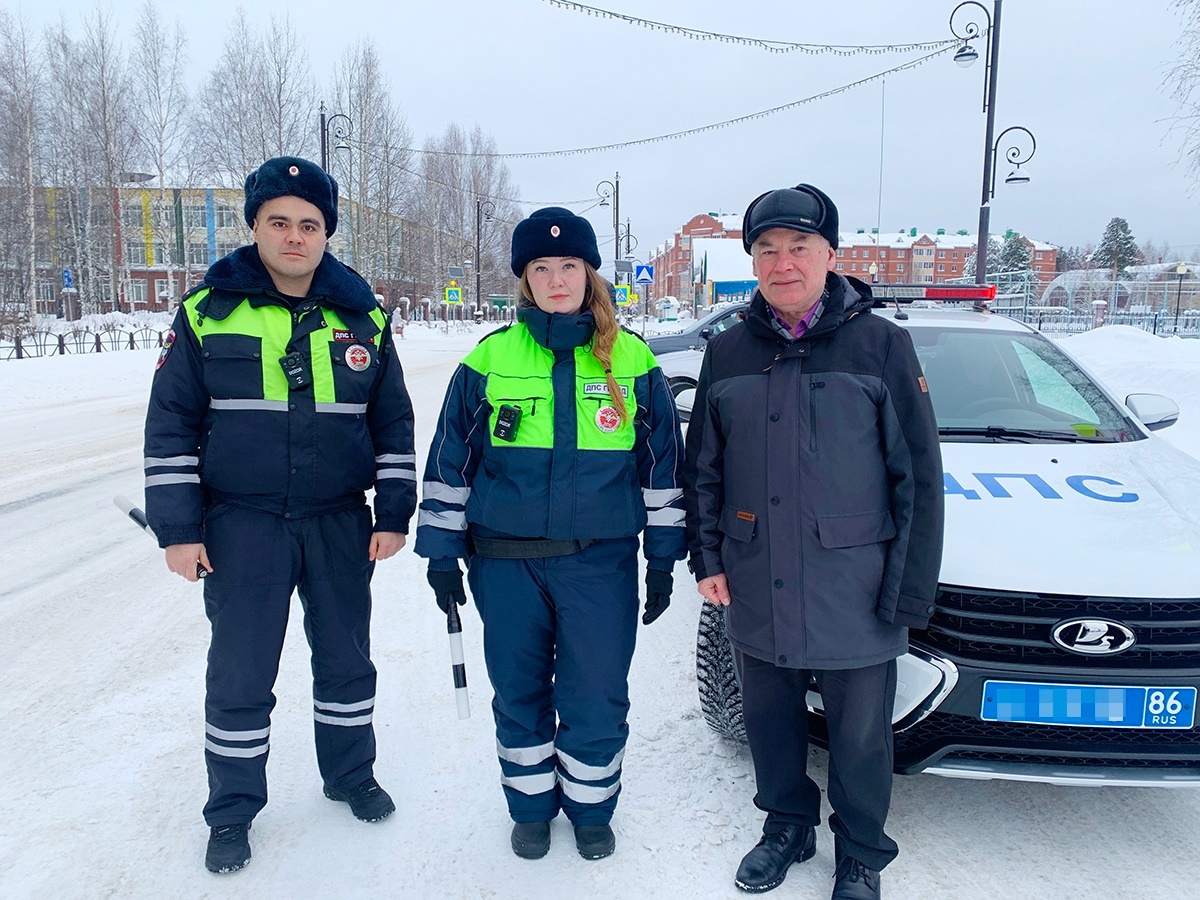 10 января 2025 В Белоярском общественники проверили работу нарядов ДПС
