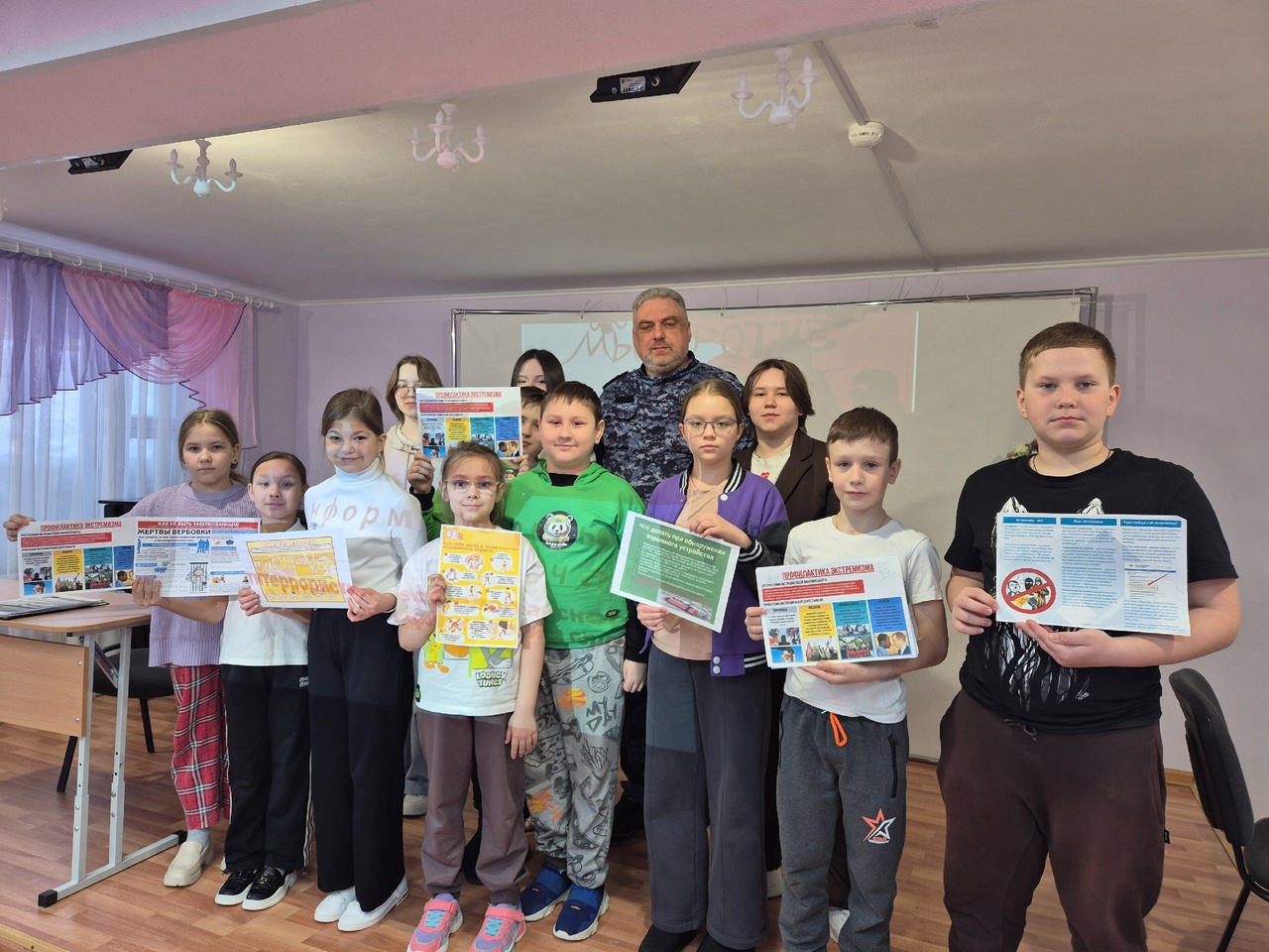 В музыкальной школе п. Сорум состоялась профилактическая беседа , направленная против экстремизма и терроризма